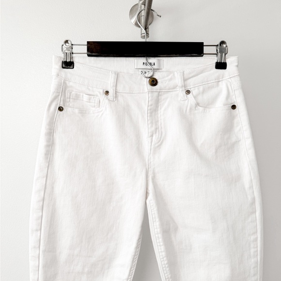 Pistola Jennifer Spring High Rise Skinny Ankle Denim Jeans‎ in Oslo White 28 - Picture 4 of 12